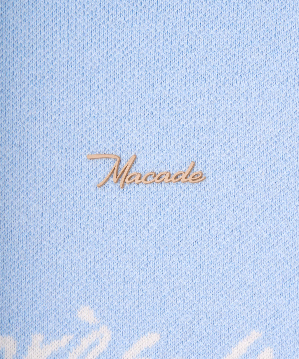 Macade Women's Oversized Knit Sweater - Light Blue