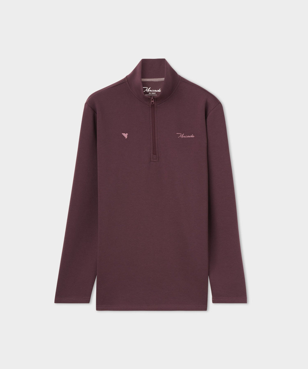 Macade Women's Zoe Flex Quarter Zip - Mauve