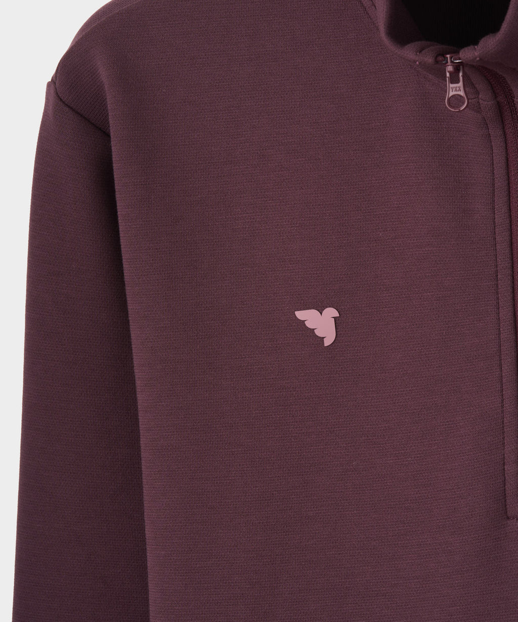 Macade Women's Zoe Flex Quarter Zip - Mauve