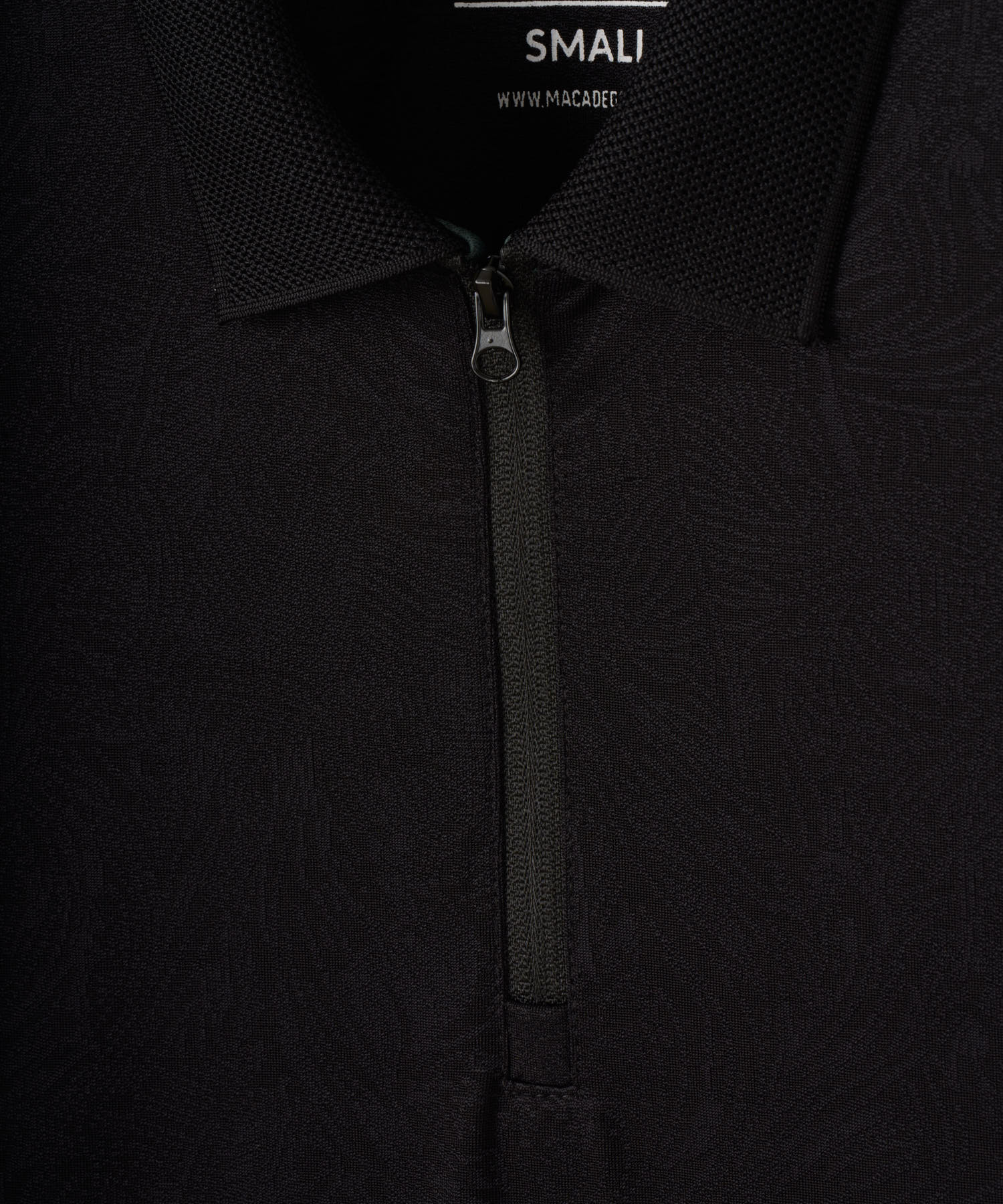 Macade Women's Lace Paisley Zip Shirt - Black