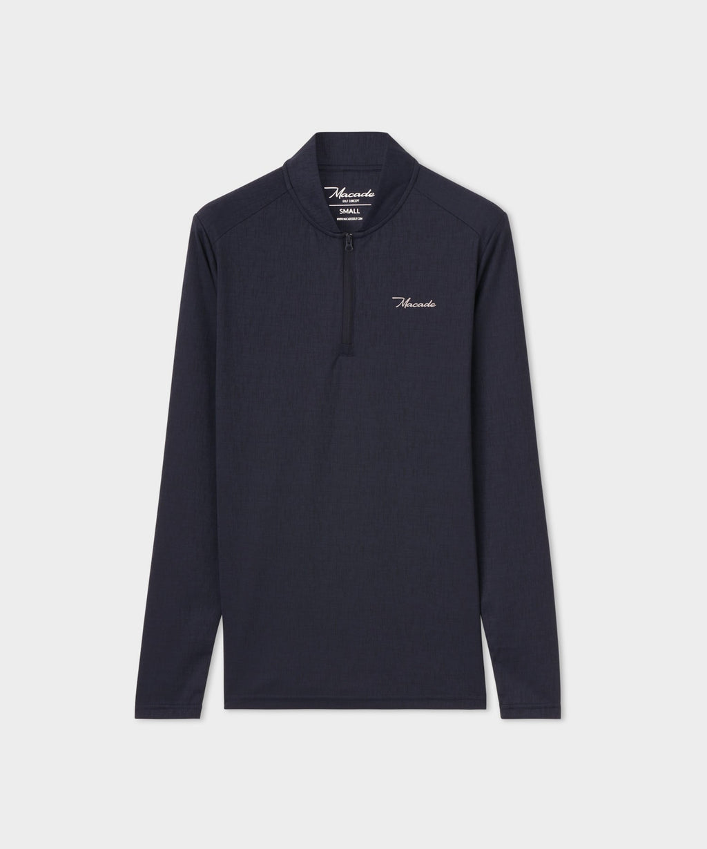 Macade Women's Dawn Long-Sleeve Bomber Shirt - Navy