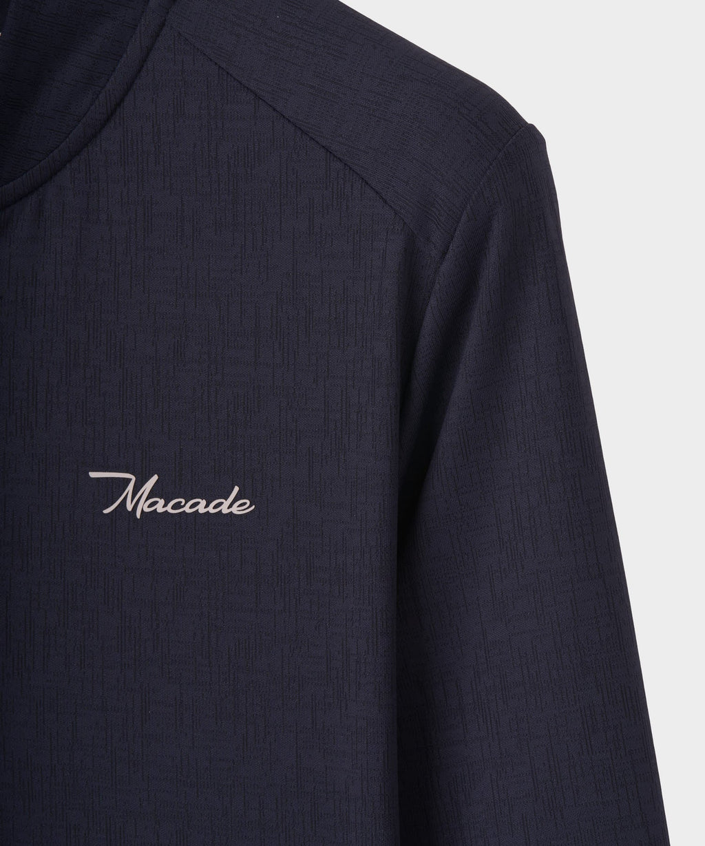 Macade Women's Dawn Long-Sleeve Bomber Shirt - Navy