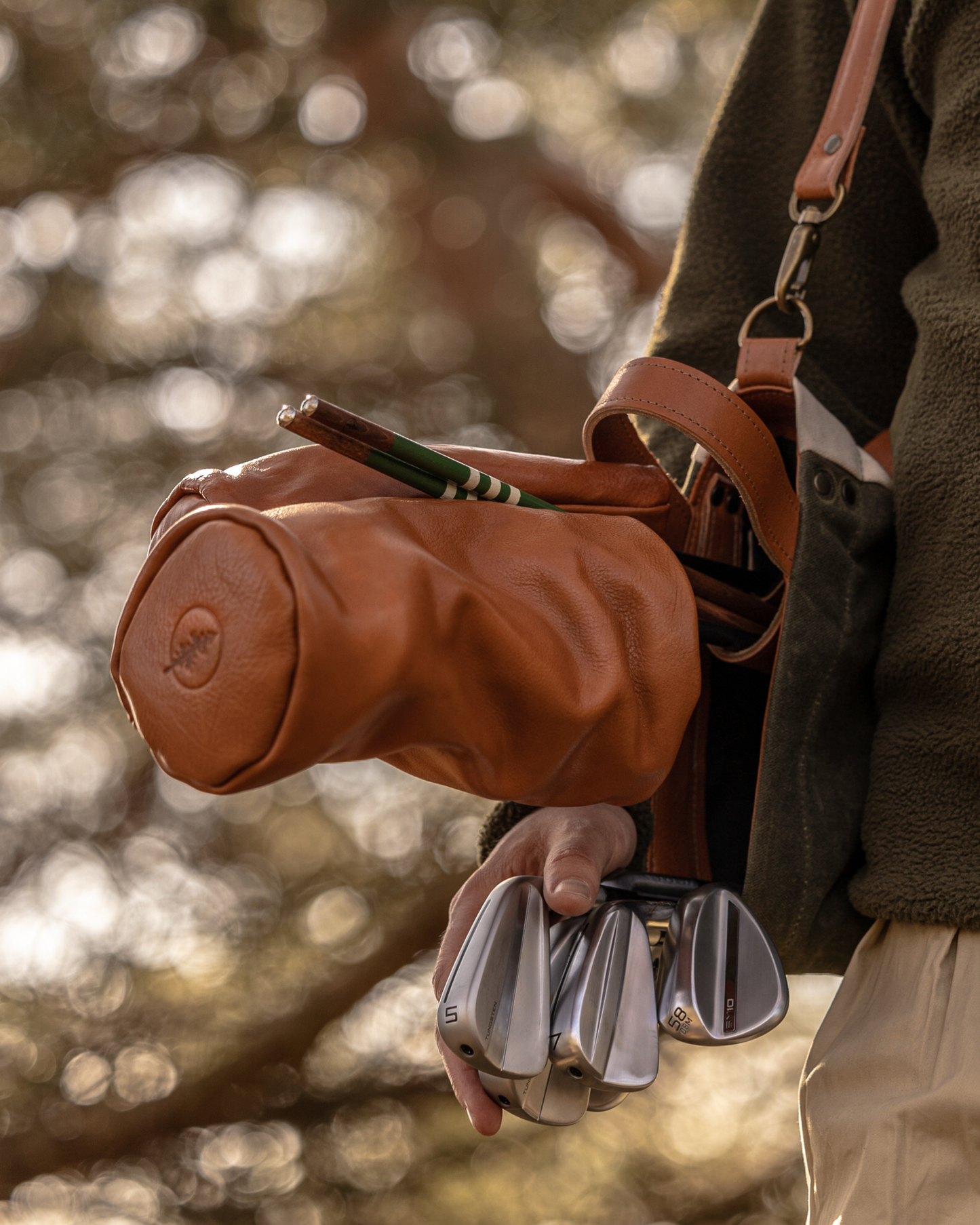 Pine Coast - Leather Driver Headcover