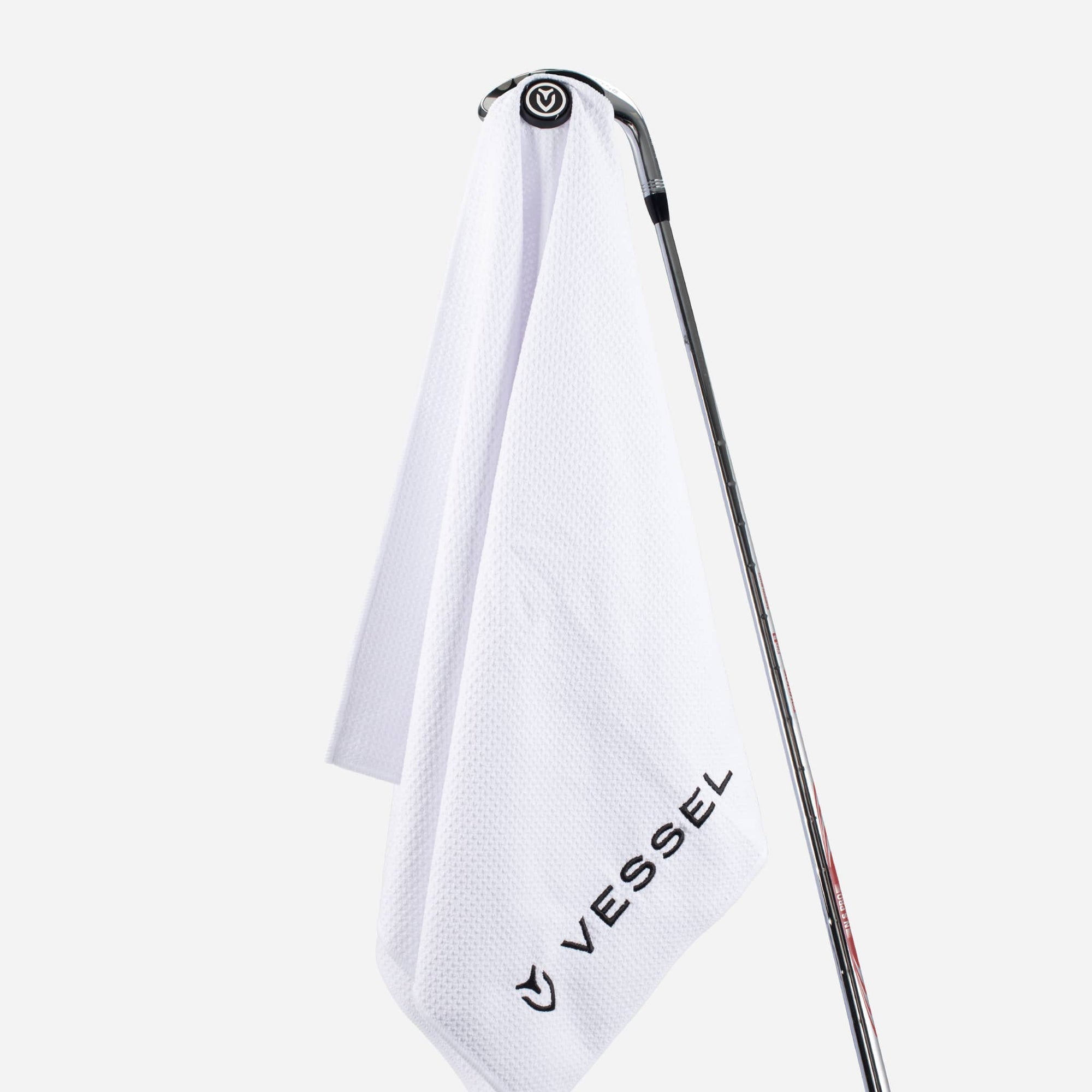 VESSEL Magnetic Golf Towel | 20" x 40" in White